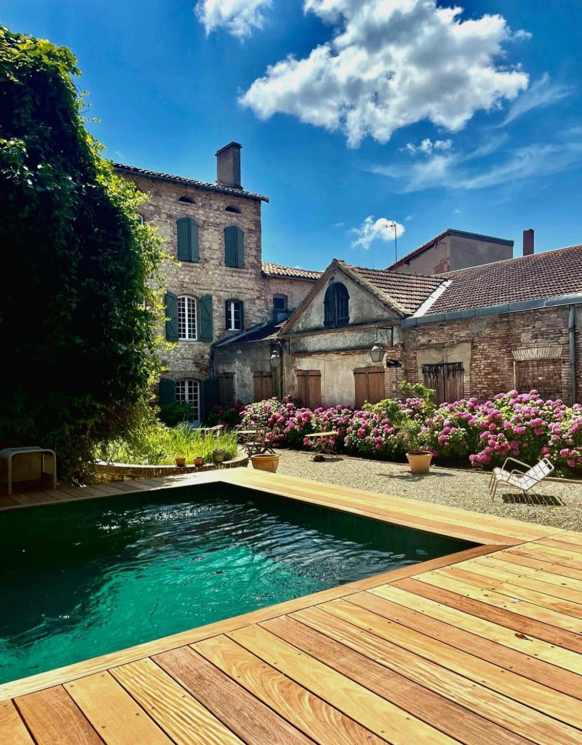 La Cour Verte Gaillac Bagian luar foto